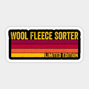 Wool Fleece Sorter Sticker